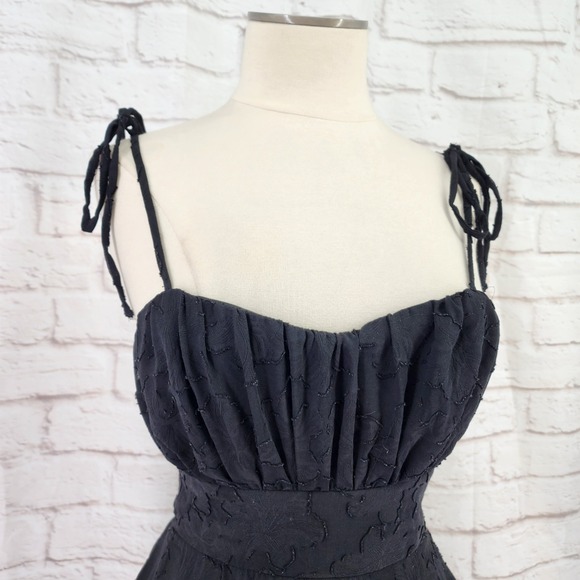 Y2K Speechless Babydoll Dress Cottage Coquette Dainty Romantic Size Medium Black - Picture 2 of 8